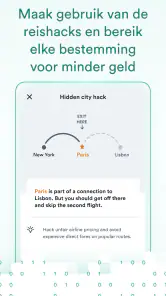 Kiwi.com - Boek Vliegtickets screenshot