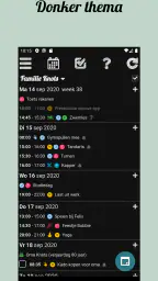 Klender, gedeelde gezinsagenda 5