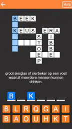 Kruiswoordpuzzel Nederlands 4