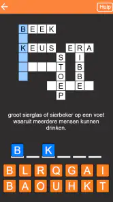 Kruiswoordpuzzel Nederlands screenshot