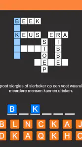 Kruiswoordpuzzel Nederlands screenshot