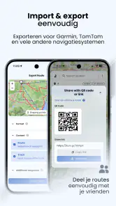 Kurviger motorfiets navigatie screenshot