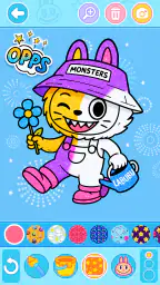 Labubu Coloring Games for Kids 7