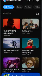 Lark Player: Muziekspeler MP3 screenshot