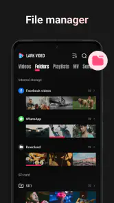 Lark video speler: HD-video screenshot