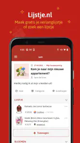 Lijstje.nl screenshot