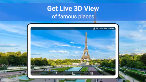 Live Earth Map -Wereldkaart 3D 3