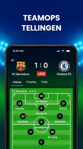 Live Voetbal Uitslagen screenshot