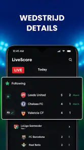 Live Voetbal Uitslagen screenshot