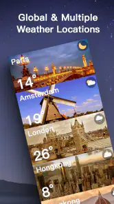 Live weersvoorspelling screenshot