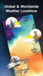 Live weersvoorspelling screenshot