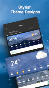 Live weersvoorspelling screenshot