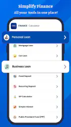 Loan, Finance & EMI Calculator 6