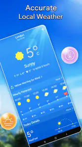 Lokaal weer (Alert Widget) screenshot