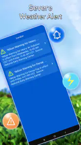 Lokaal weer (Alert Widget) screenshot