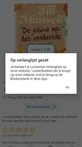 Luisterrijk luisterboeken screenshot