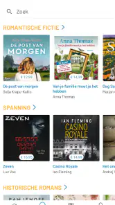Luisterrijk luisterboeken screenshot
