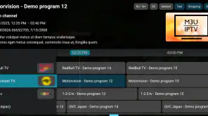 M3U IPTV screenshot