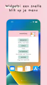 Maaltijdplanner-Wekelijks Plan screenshot