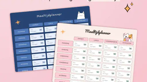 Maaltijdplanner-Wekelijks Plan 8