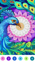 Mandala Color by Number Book 1
