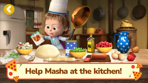 Masha and the Bear Pizza Maker 1