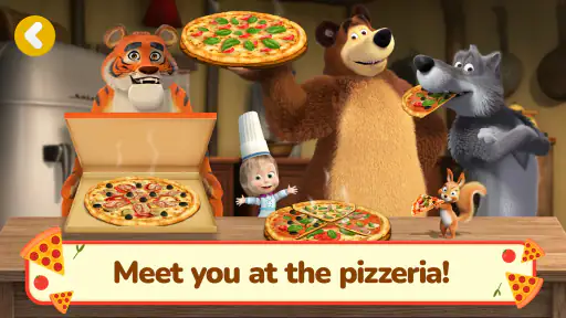 Masha and the Bear Pizza Maker 6