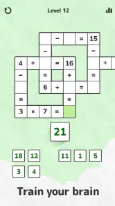 Math Crossword — Number puzzle screenshot