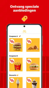 McDonald´s App Aruba y Curaçao screenshot