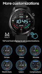 MD271 Digital watch face 6