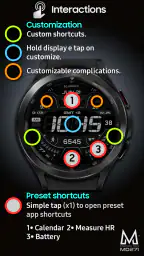 MD271 Digital watch face 7