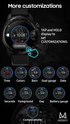 MD307 Digital watch face 7