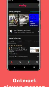 Meetup: lokale evenementen screenshot