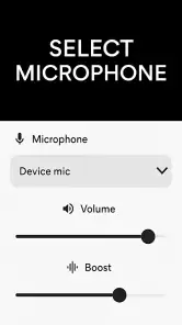 Microfoonversterker screenshot