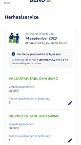 Mijn BENU screenshot