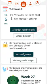 Mijn Dossier Amsterdam UMC screenshot