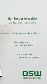 MijnDSW screenshot