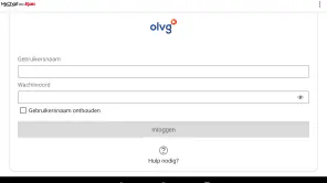 MijnOLVG screenshot