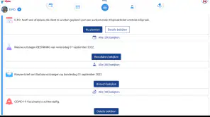 MijnOLVG screenshot