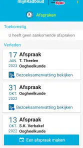 mijnRadboud screenshot