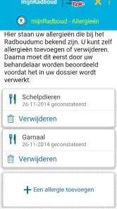 mijnRadboud screenshot