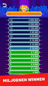 Miljonair 2026: offline trivia screenshot