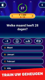 Miljonair 2026: offline trivia 5