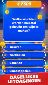 Miljonair - Quiz & Trivia spel screenshot