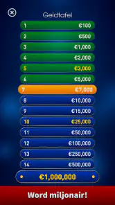 Miljonair Trivia 2026 Quiz screenshot