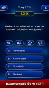 Miljonair Trivia 2026 Quiz screenshot