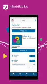 Minddistrict screenshot