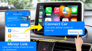 MirrorLink-app voor auto screenshot