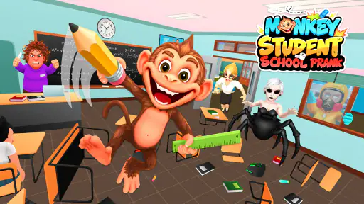 Monkey Student: School Prank 6