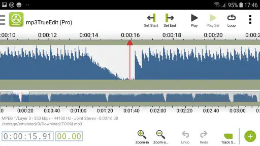 mp3TrueEdit touch Audio Editor 8